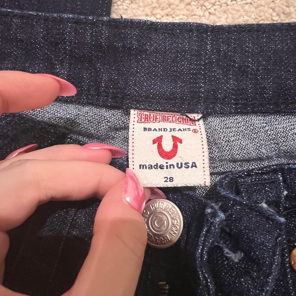 True religion dark wash jeans - Picture 4 of 8